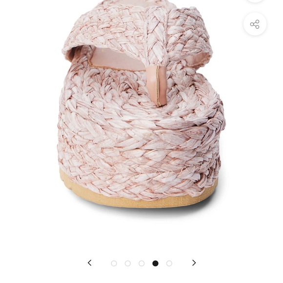 Beach by Matisse Raffia Platform Thong Sandals Size 9 - Picture 3 of 6